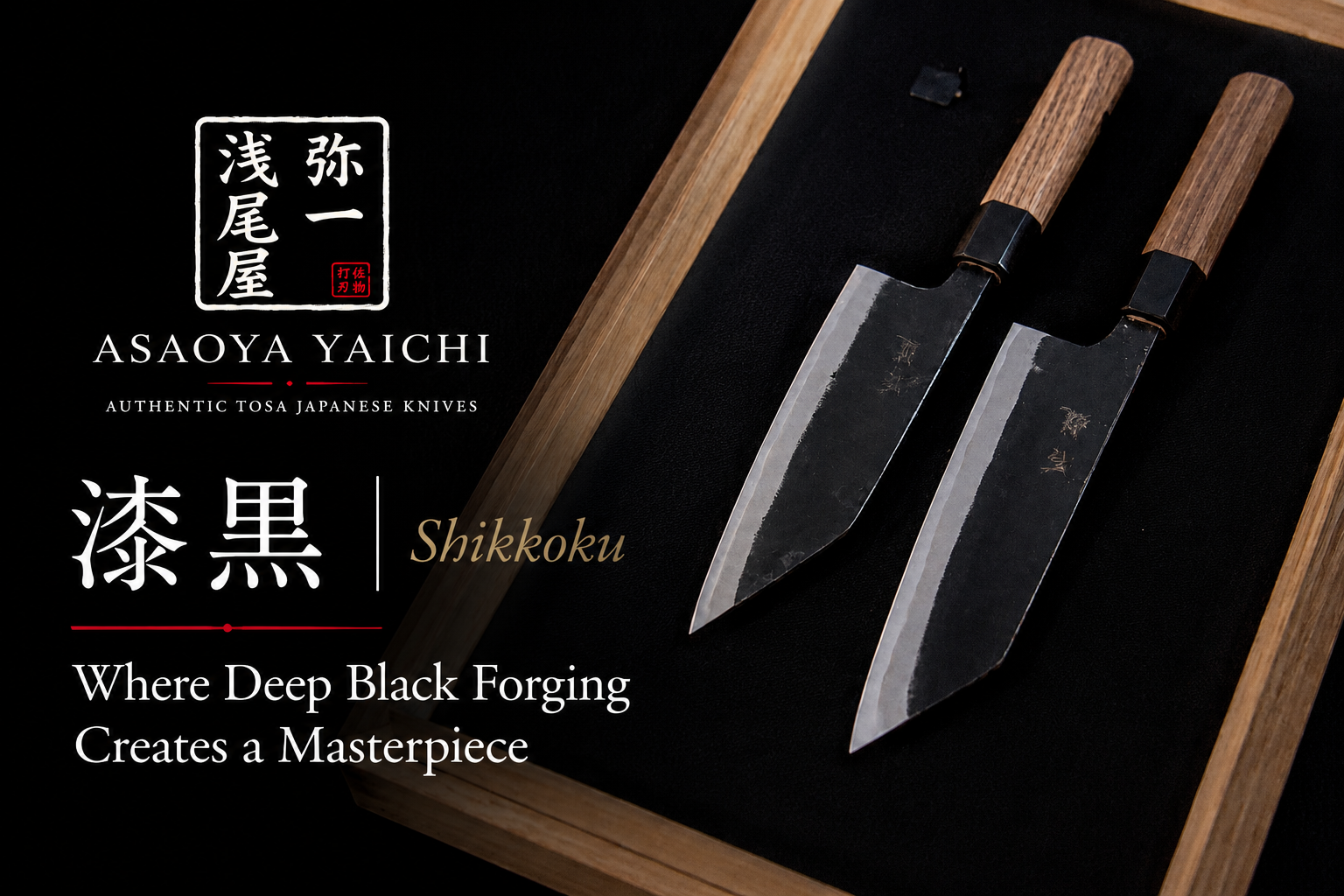 漆黒 Shikkoku | Where Deep Black Forging Creates a Masterpiece