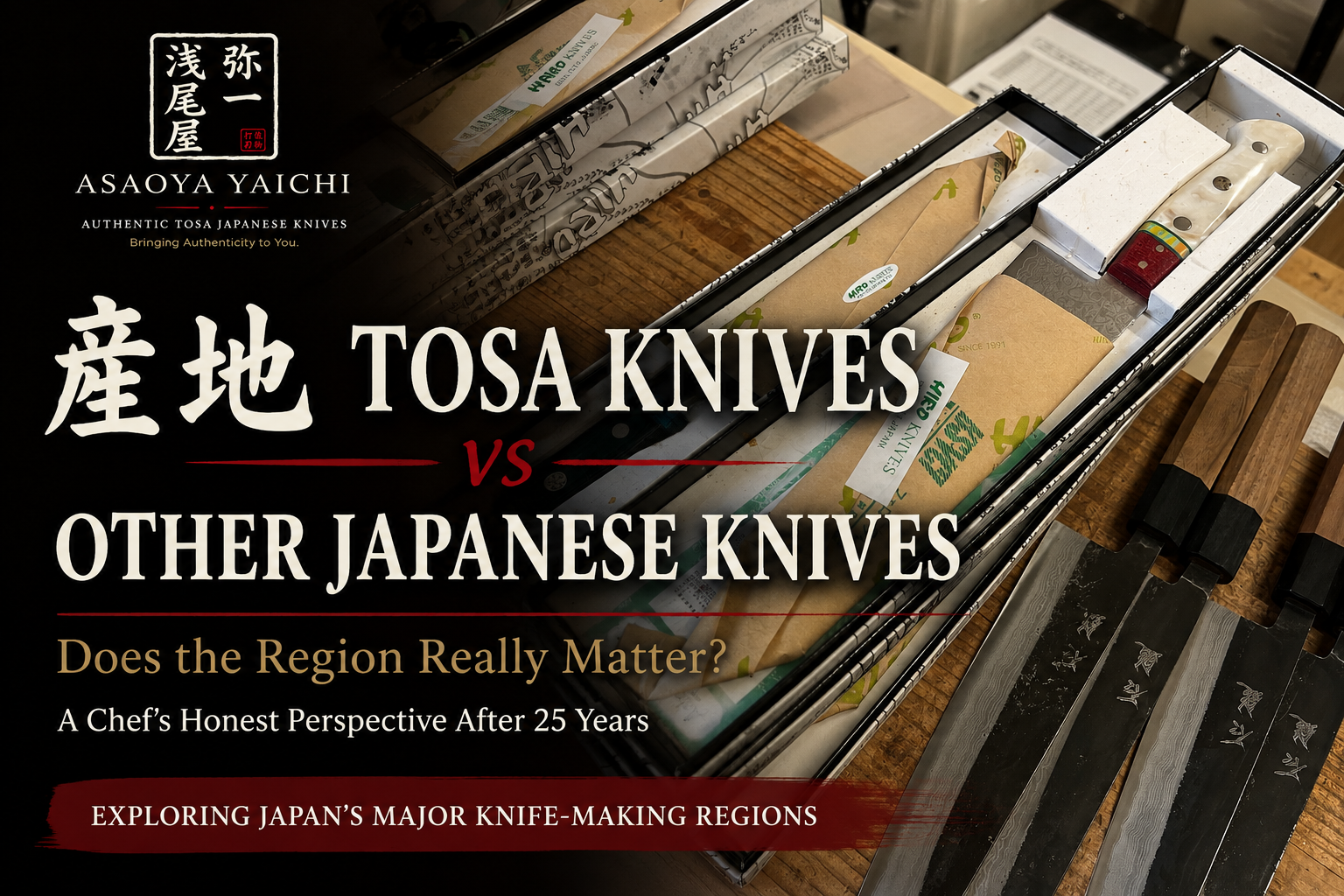 産地 | Tosa Knives vs Other Japanese Knives — Does the Region Really Matter?