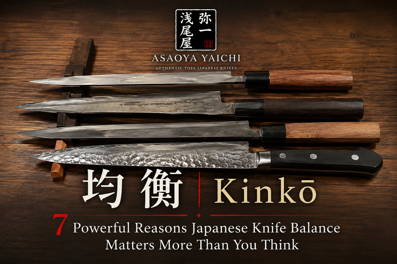 均衡 Kinkō | 7 Powerful Reasons Japanese Knife Balance Matters More Than You Think