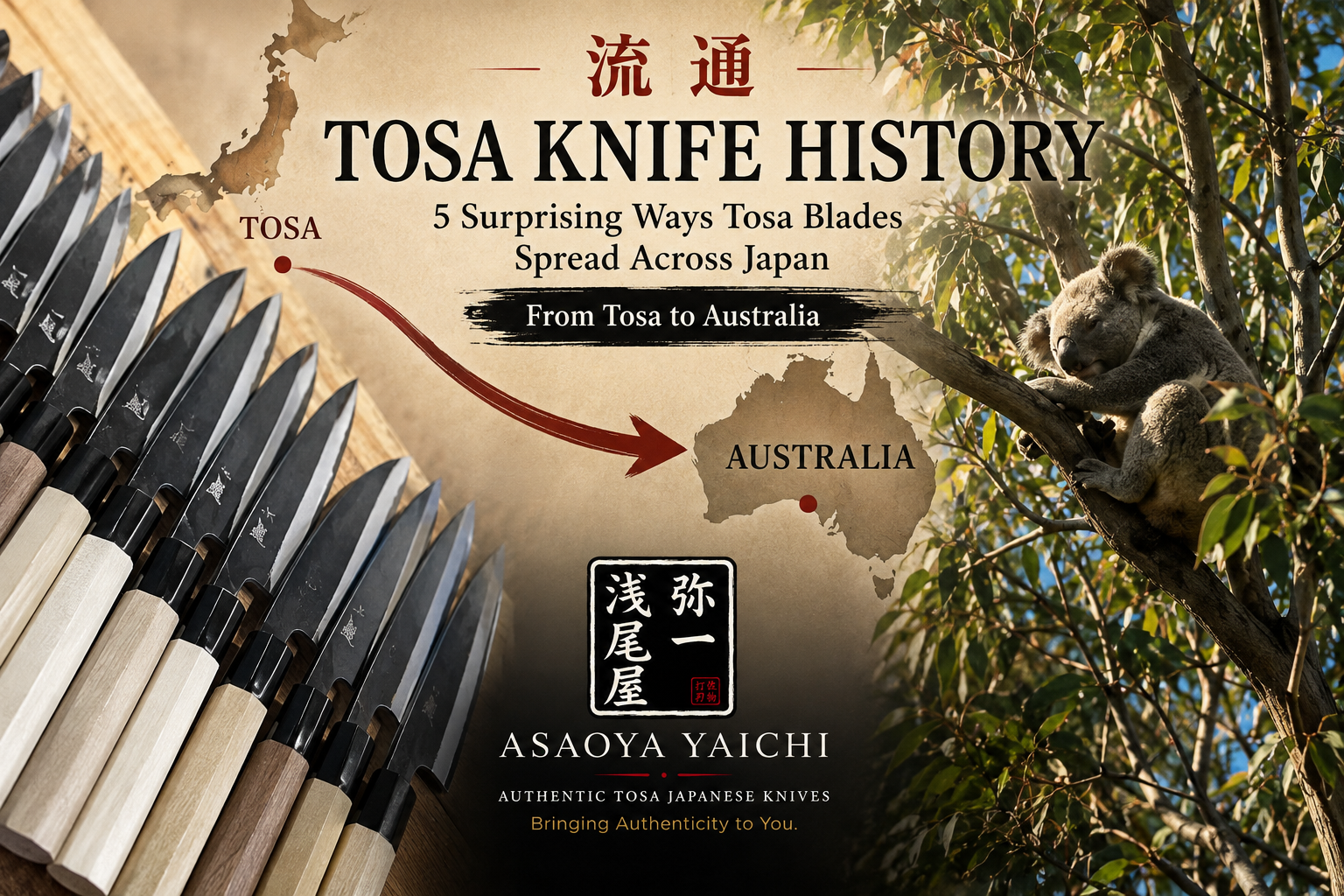 流通 | Tosa Knife History: 5 Surprising Ways Tosa Blades Spread Across Japan