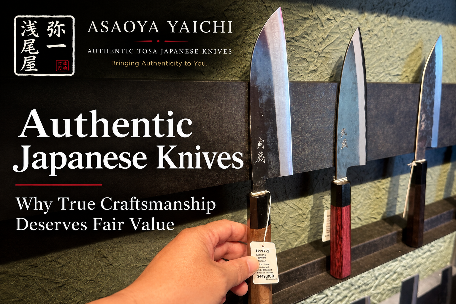 Authentic Japanese Knives — Why True Craftsmanship Deserves Fair Value