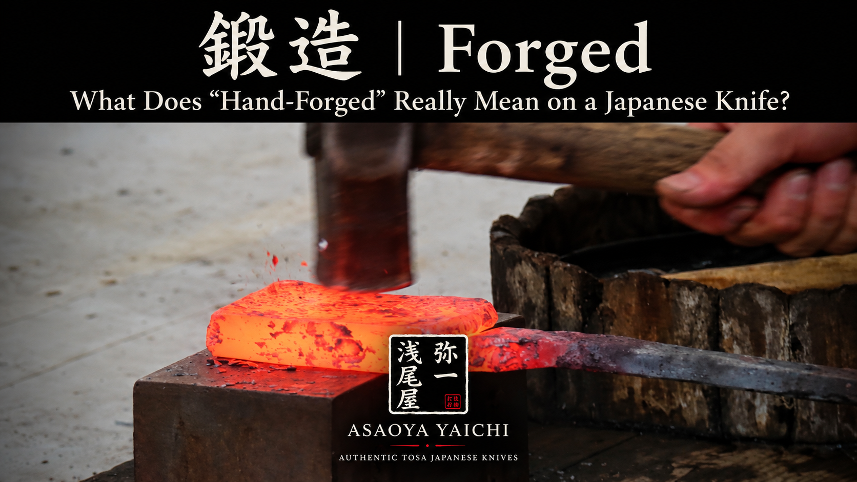 鍛造 | Forged — What Does “Hand-Forged” Really Mean on a Japanese Knife?