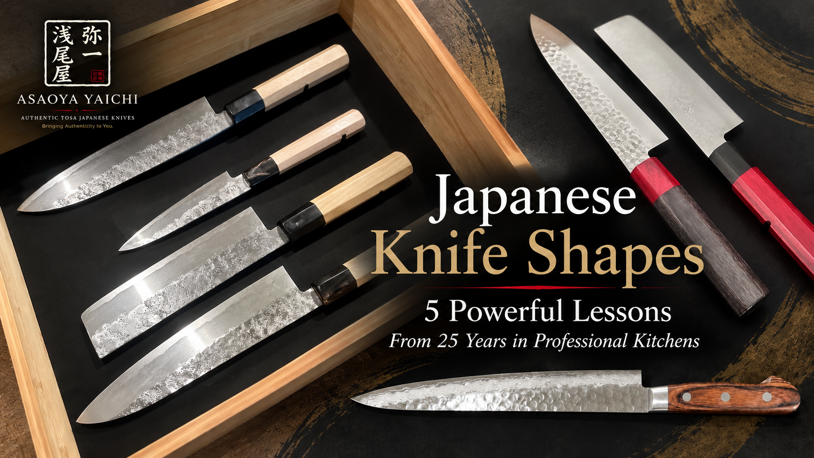 Japanese Knife Shapes: 5 Powerful Lessons From 25 Years in Professional Kitchens