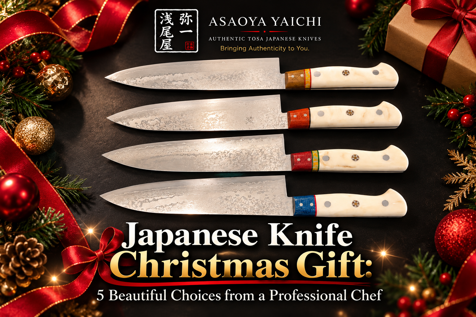Japanese Knife Christmas Gift: 5 Beautiful Choices from a Professional Chef